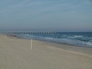 We spent a day in Wrightsville Beach. We went to a museum and walked the beach. The beach had a fishing pier.  We hadn