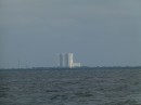 As we drove the boat through the Space Coast we had views of the NASA Vehicle Assembly Building.