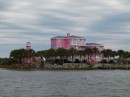 Finally we were on the ICW again.  I remember this house from last year. There are some really cool houses along the shores.
