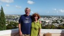 We were high above downtown Ponce.