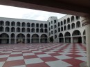 This is a view of the dormitory courtyard.  It
