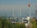 A hazy view from Lund Marina