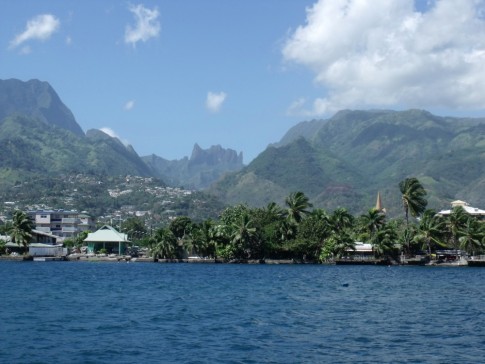 Leaving Tahiti