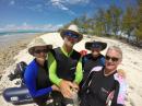 Bischoffs and Hochs: Just finished snorkeling off the beach at Bird Cay