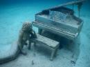 Piano and mermaid