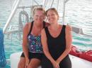 Yvonne and Kristy aboard Abundance