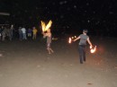 More fire dancing