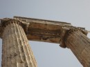 Lintel atop the columns of the Temple of Apollo 
