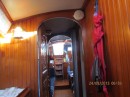 Our home. Like a caravan n the water. Looking back from the front v berth.