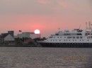 Anther beautiful sunset.  The cruising Orion was there to explore.