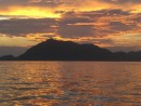 Sunset in Santiago Bay