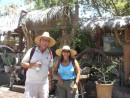 Carol from sv Evergreen and Steve enjoying the sights in Loreto.