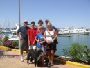 La Paz, Marina Palmira.  Jared, Jack and Donna join us for a week of cruising in the nearby islands.
