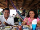 Gerardo and Maria at the retaurant in Potosi.