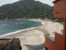 View of Yelapa from the hillside.