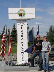 USA/Alaska : End of Alaska HWY in Delta Junction  -  07.2008
