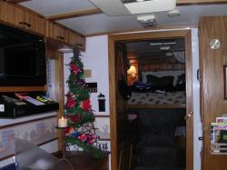 USA/Arizona : Christmas tree in our trailer in Sedona  -  12.2006