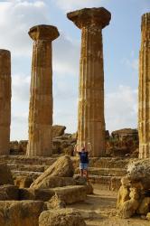 Italy /Sicily : Tempel di Ercole in valley of temples - Agrigento - 09.20 - Italy /Sicily 