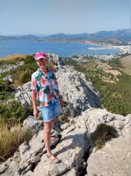 Spain/Mallorca 2019: We did a walk to have this beautiful view over Bay of Puerto Pollensa  -  July 2019  -  Spain/Mallorca