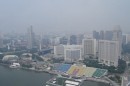 view from the Casino Hotel roof to downtown Singapure