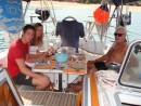 breakfast on bord- Bandera Bay