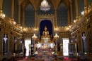 Wat Rajabopit Sathitmahasimaram Rajaworavihara,  the inside of the Bot is designed like a gothic cathedral  -  Bangkok  -  Thailand  -  28.03.2013