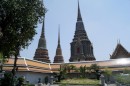 Wat Pho the oldest and largest temple in Bangkok,  dating from the 16th century; it houses the country