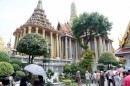 Wat Phra Kaew temple complex  -  Grand Palace in  Bangkok  -  Thailand  -  28.03.2013
