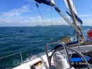 Sailing from Swansea to Caldey Island. A rare treat on this voyage