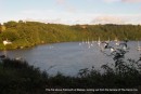 Malpas on The Fal River, above Falmouth. This is where we saw the seal sleeping on the bouy, see The Fal River blog entry