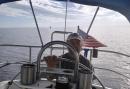 Charlie at the Wheel: Beautiful 10 mile sail to Punta Gorda Anchorage