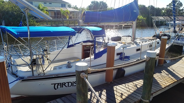 Charlotte Harbor Boat Storage: Grady and crew launched TARDIS in 10 minutes