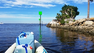 Water Run: Punta Gorda Boat Club Dinghy Dock