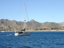 At anchor in Los Frailes.