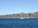 The anchorage in Los Frailes.