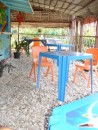 Where we stopped for lunch after our climb down.  The floor of the restaurant is made up of old coral.