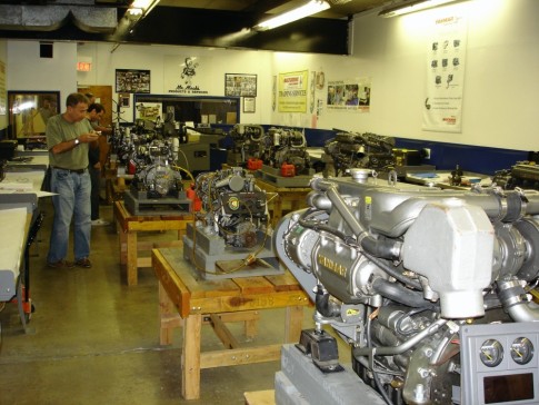 Lots and lots of engines to play with.  A good classroom.