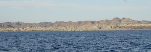 Down the coast of Baja.