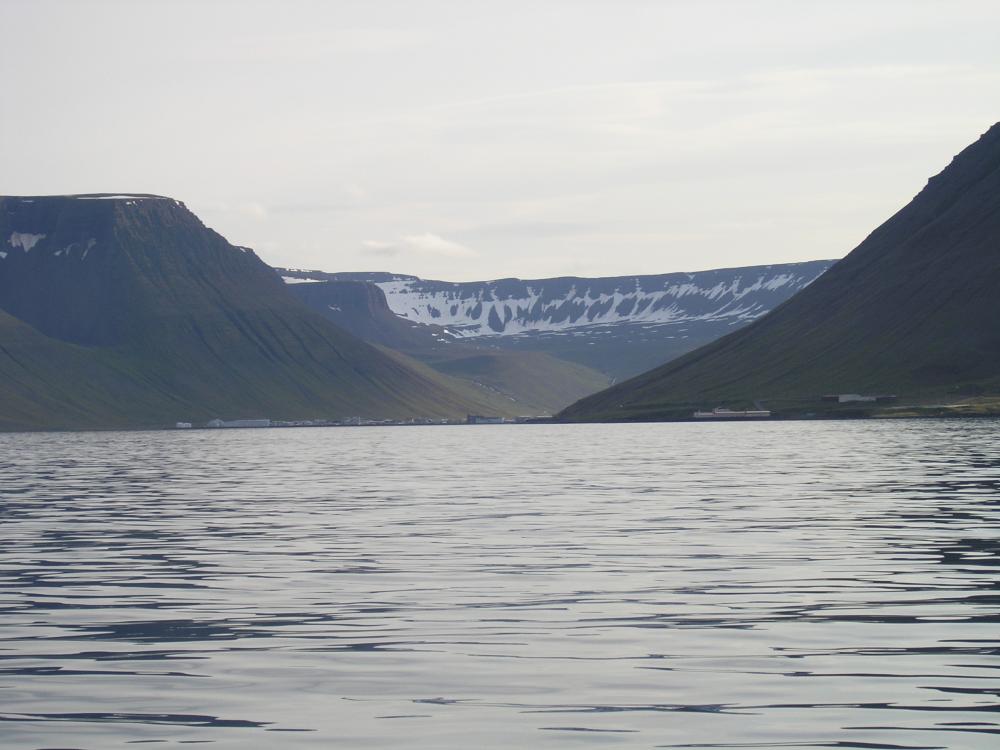 Approaching the harbour of Isafjordur