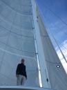 That is one big main sail (all 1250 sq feet)!