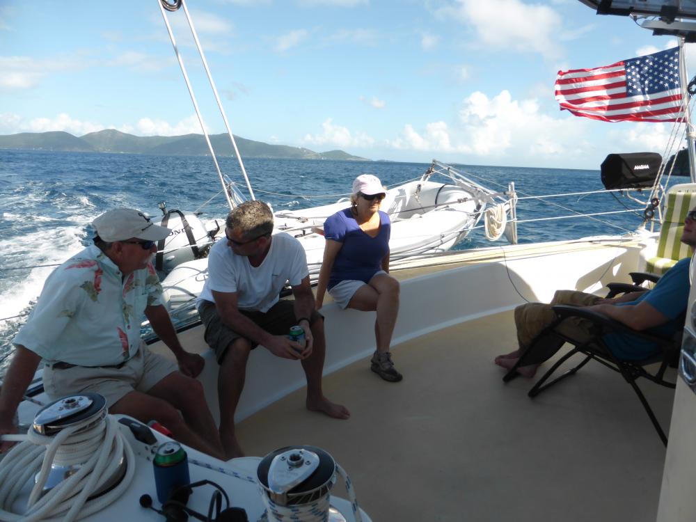 Day sail to Jost Van Dyke with friends