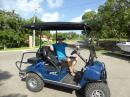 Our golf cart in Culebra