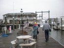 The dock at Cape May -- the boys headed to the restaurant for food poisoning!
