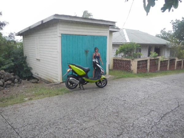 OK, not France yet, scooter excursion in Carriacou