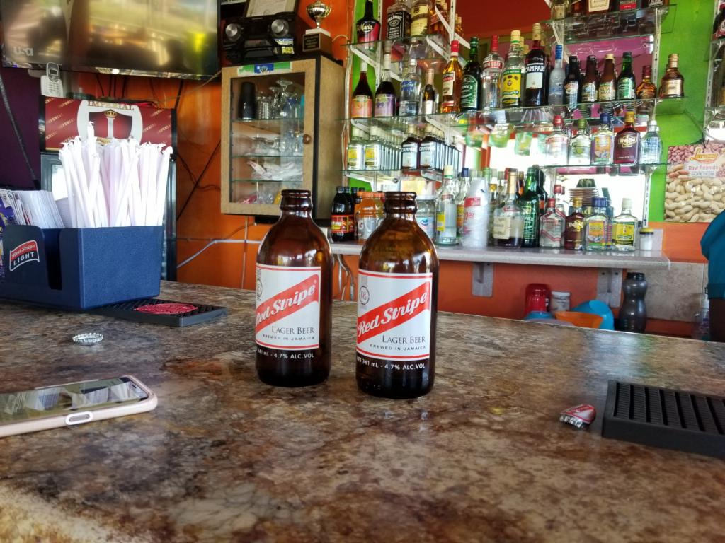 Local Jamaica beer....