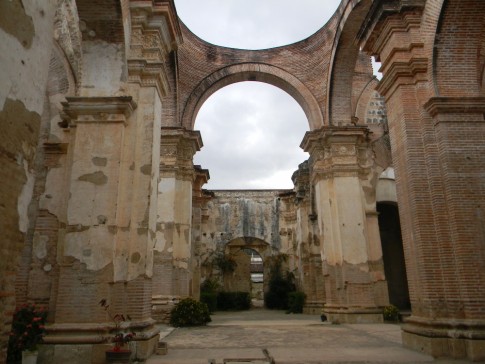 Original cathedral before destroyed by earthquake