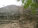 The right side of this temple is how it looked before excavation.
