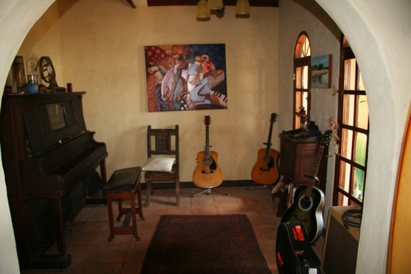 The music room.