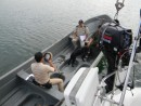 Mexican Navy arriving for inspection in Chiapas