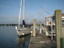 Downtown marina in Beaufort, SC - we arrived after 6:00 - had to wait for the bridge that doesn